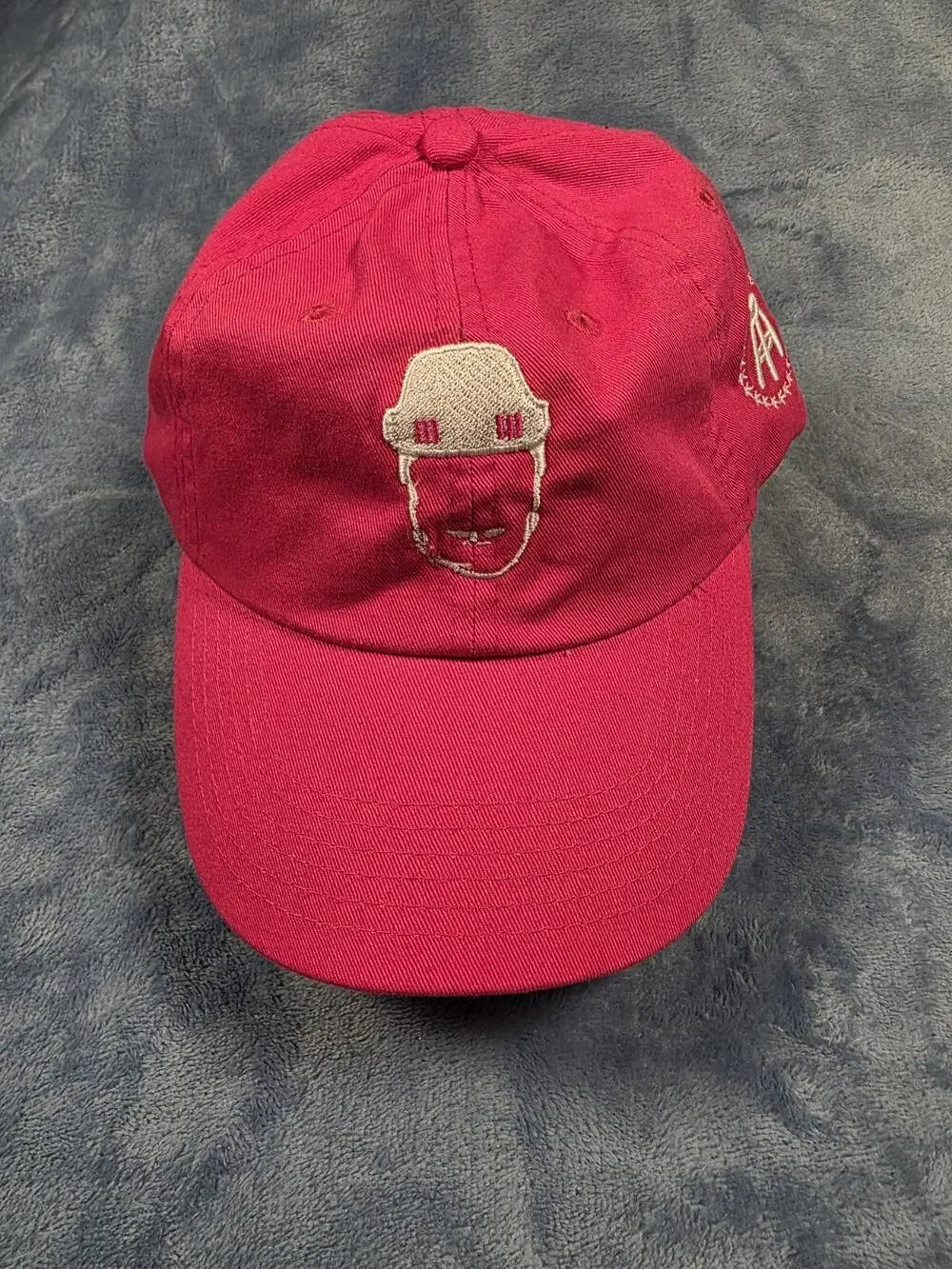Red Barstool Sports Stool Logo Adjustable Strapback Hat Cap